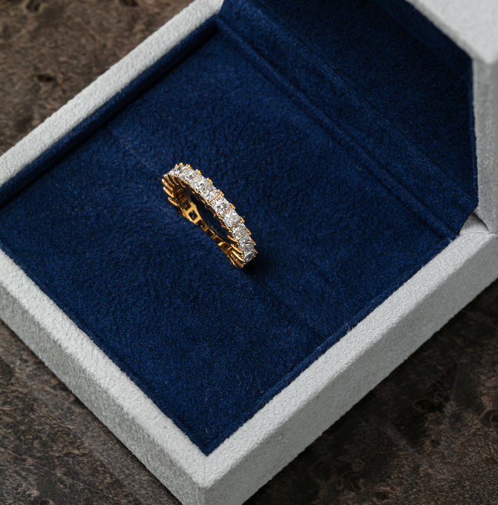 Princess Cut Eternity Ring