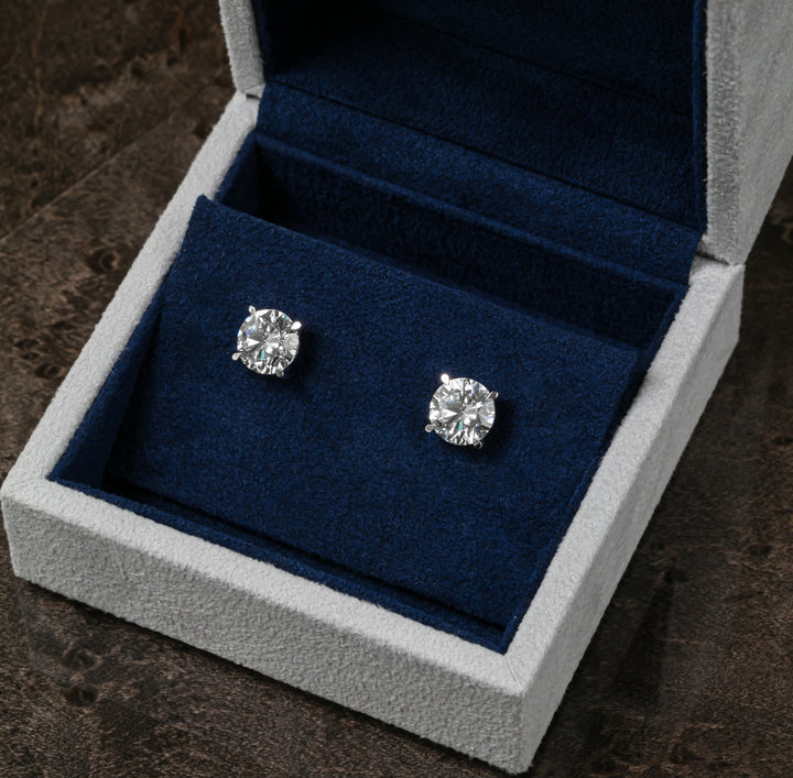 Round Cut Earrings – Radiant Muse