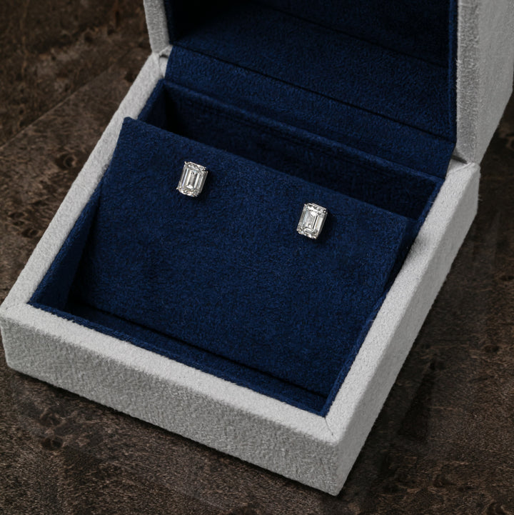 Emerald Cut Earring