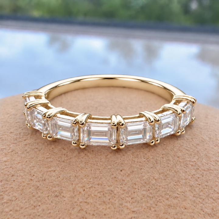 Axis Emerald Half-Eternity Ring (MG445)