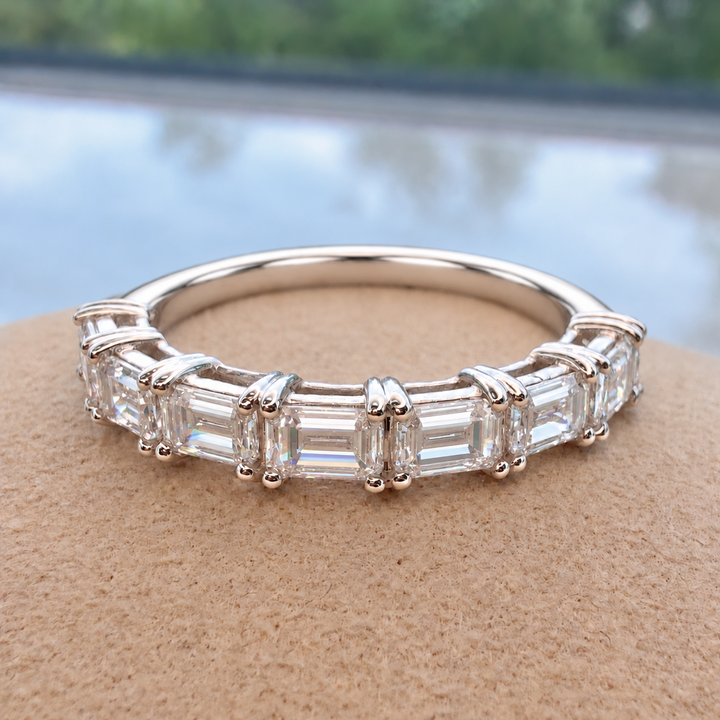 Axis Emerald Half-Eternity Ring (MG445)