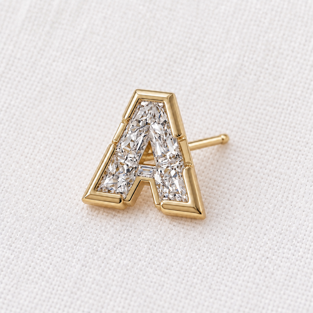 Facet Initial Stud (MG415)