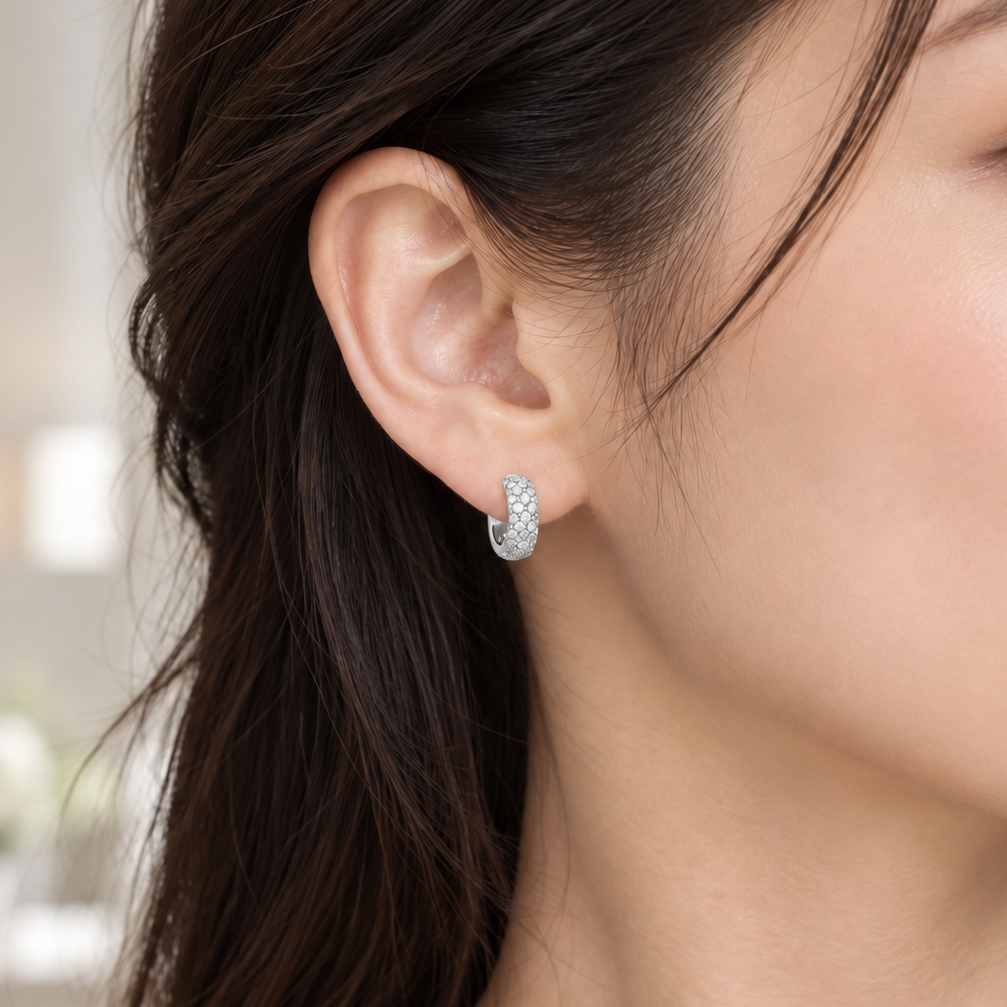 Eternal Spark Hoops