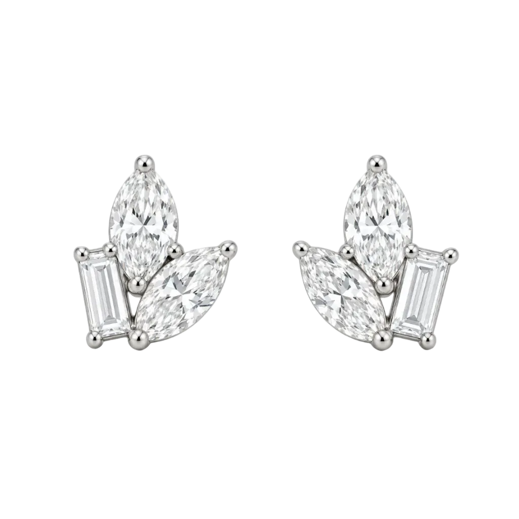 Éclore Trio Stud Earrings (MG418)