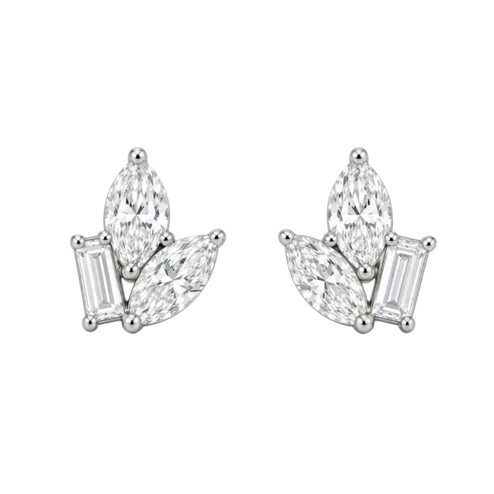 Éclore Trio Stud Earrings (MG418)