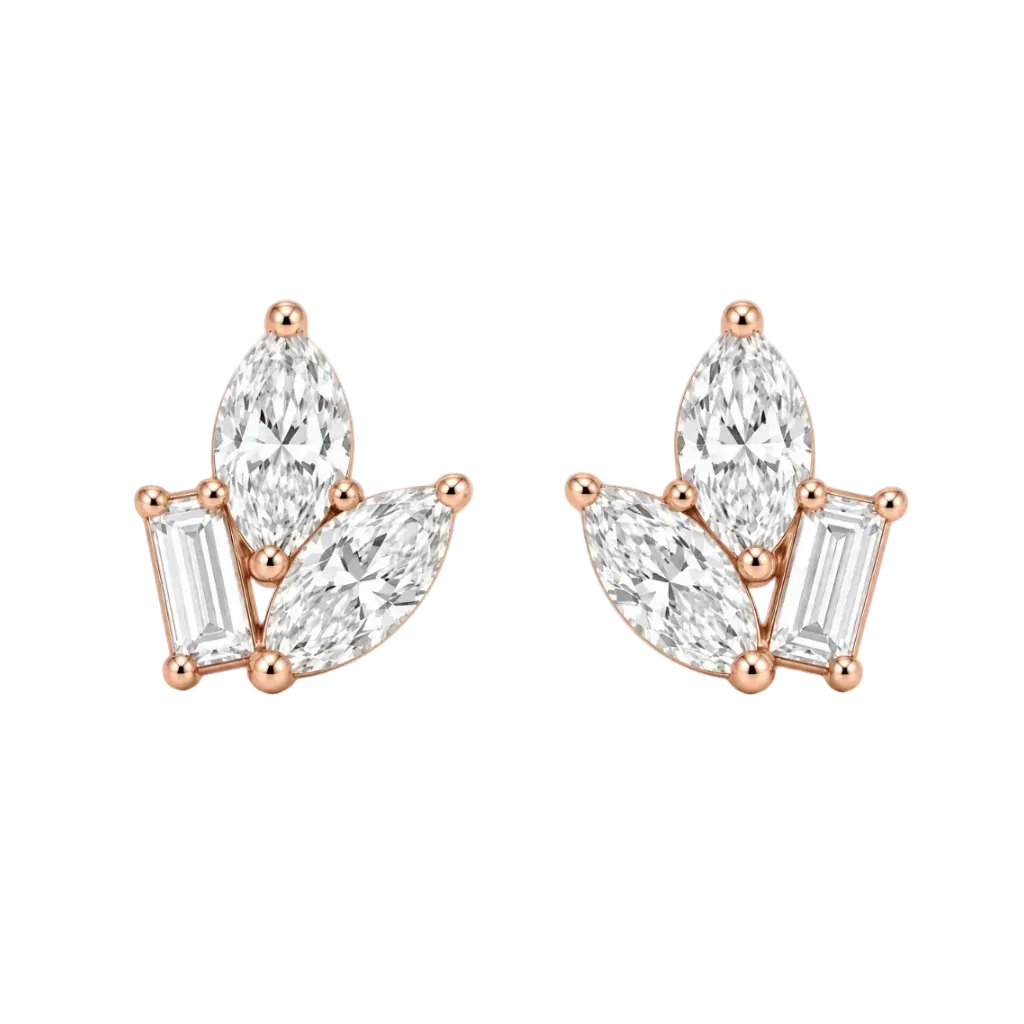 Éclore Trio Stud Earrings (MG418)