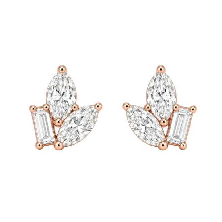 Éclore Trio Stud Earrings (MG418)