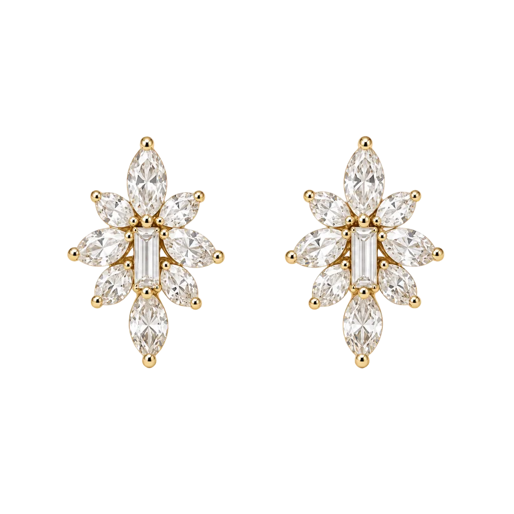 Étoile Baguette Studs (MG421)