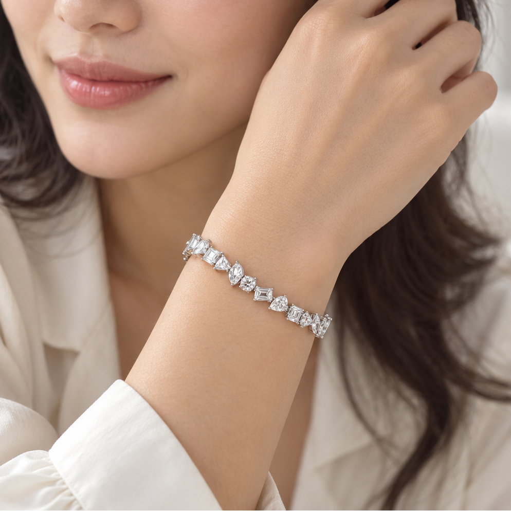 Diamond Symphony Tennis Bracelet (MG439)