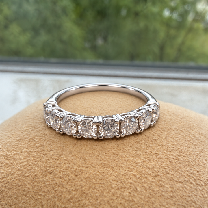 Round Cut Half-Eternity Ring (MG442)