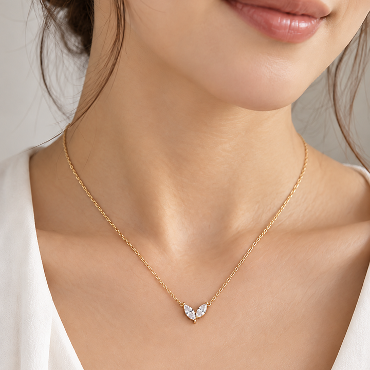 Round Tennis Necklace