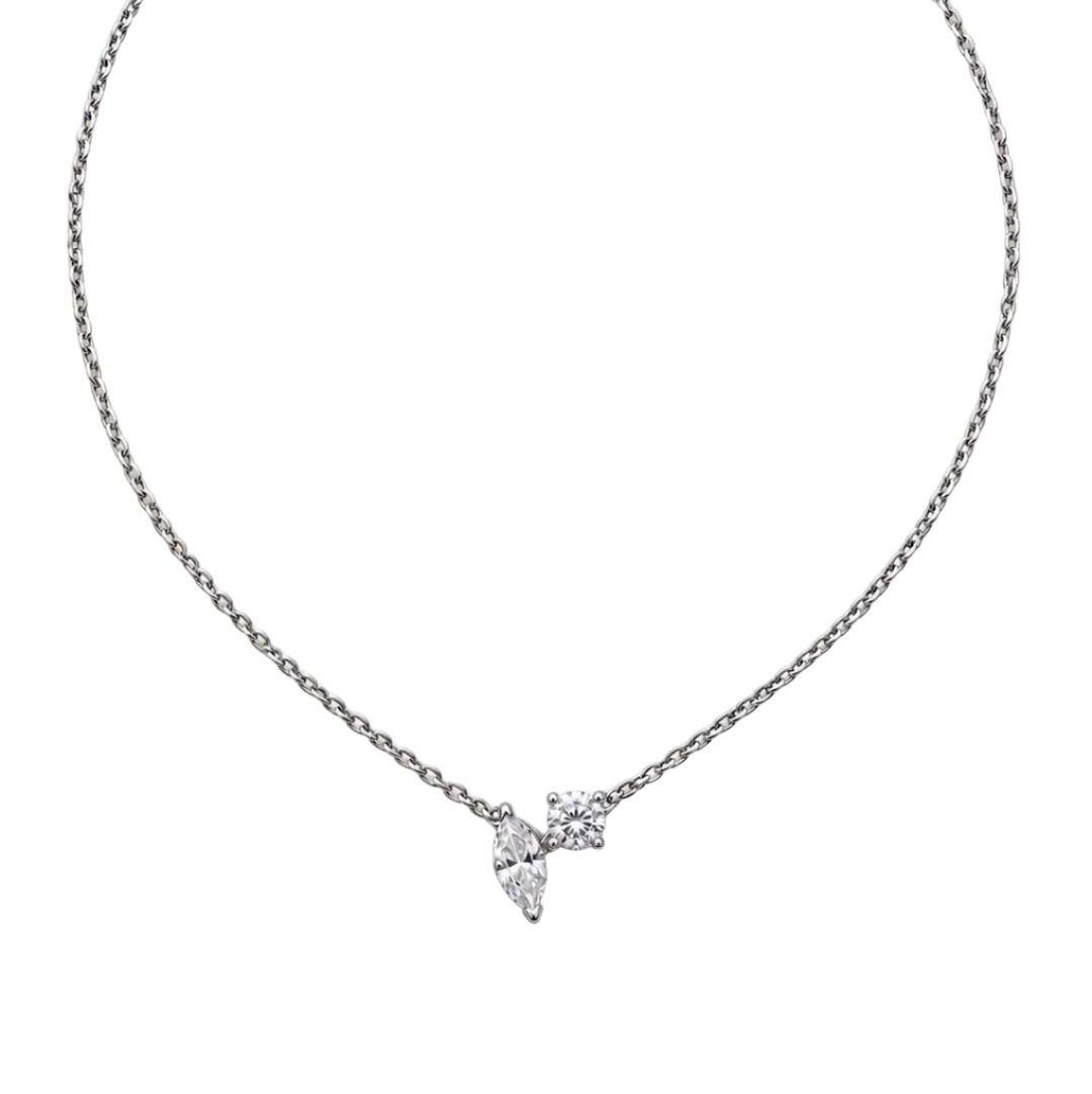 Round Tennis Necklace