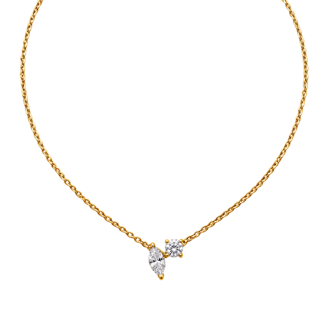Round Tennis Necklace