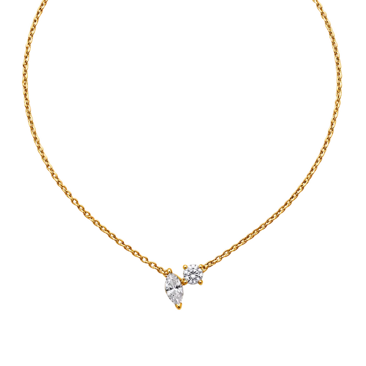 Round Tennis Necklace