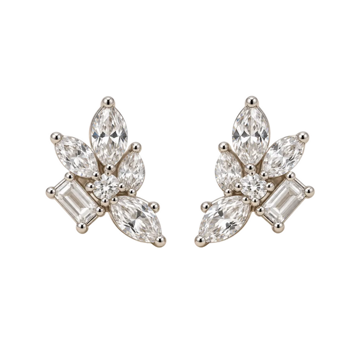 Luna Leaf Studs