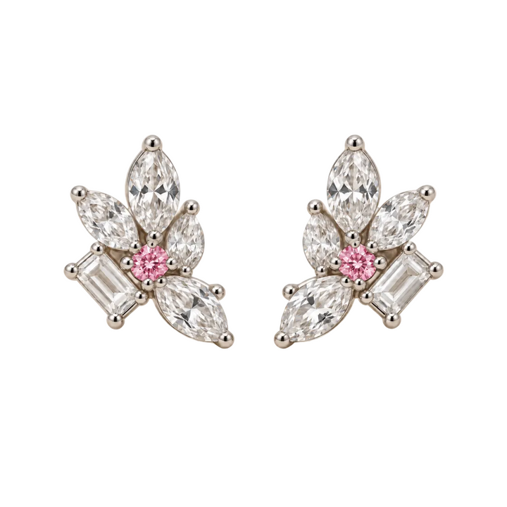 Luna Leaf Studs