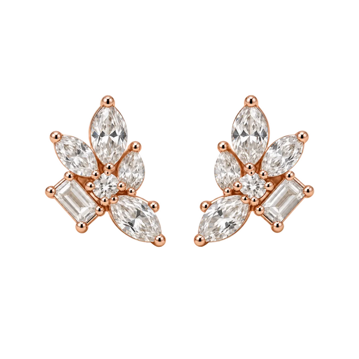 Luna Leaf Studs