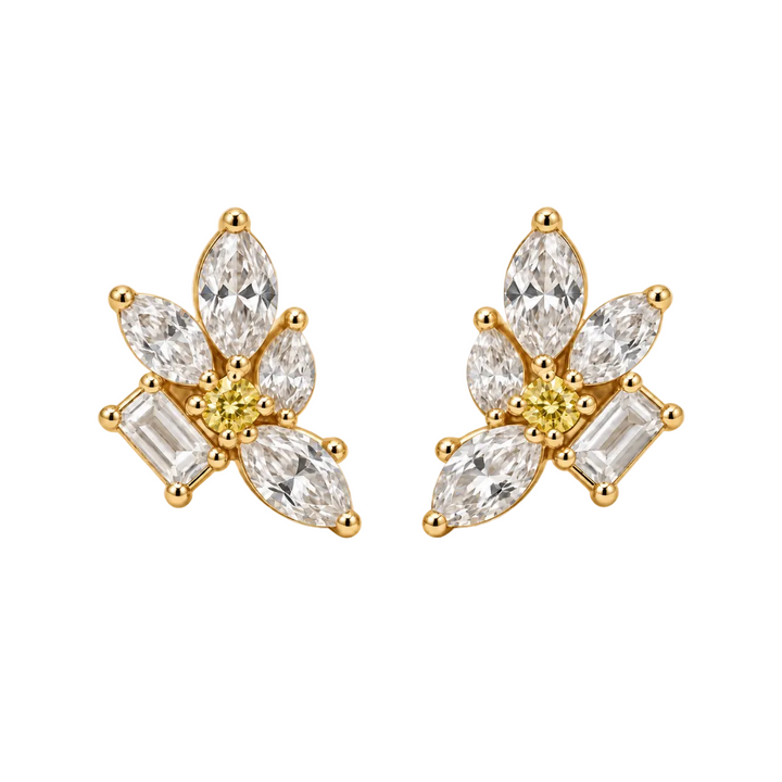 Luna Leaf Studs