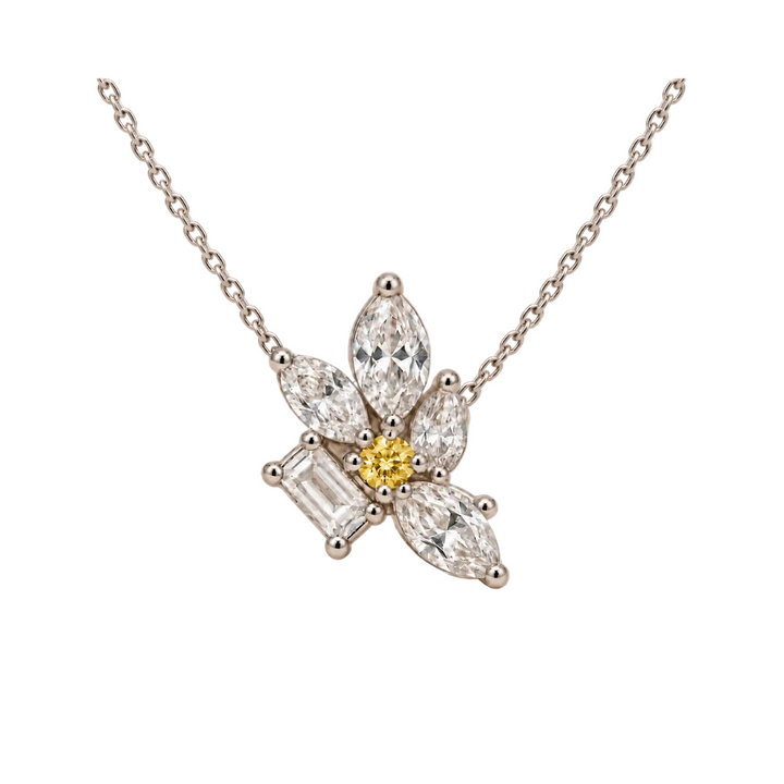 Marquise Bloom Necklace (MG432)