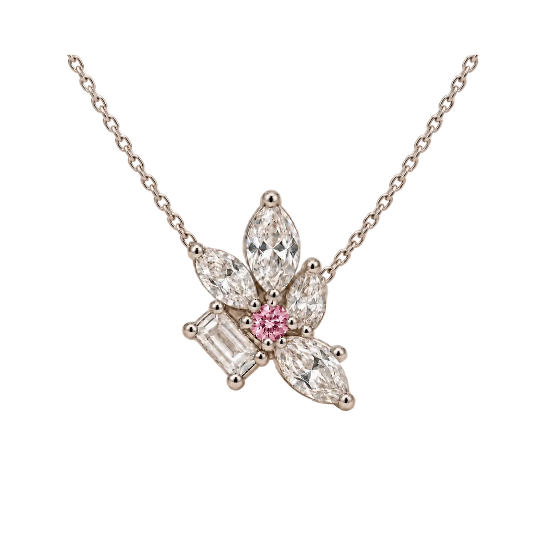 Marquise Bloom Necklace (MG432)