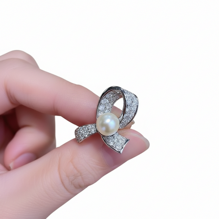 Lustrous Ribbon Earring (MG091)