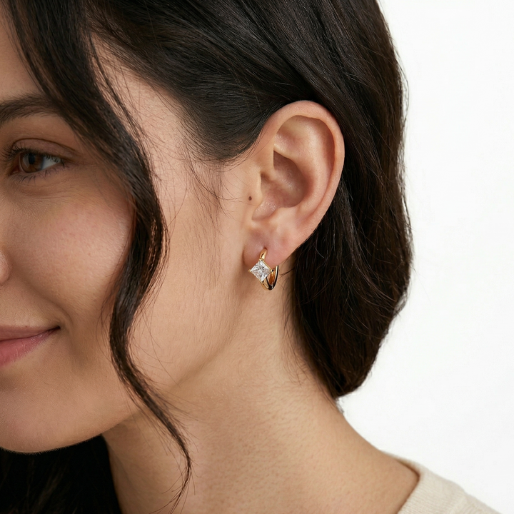 Prism Hoop Earrings (MG192)