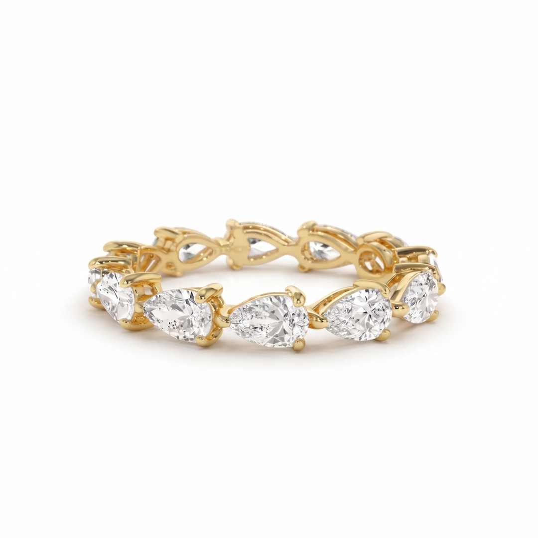 Cascade Pear Eternity Ring (MG247)