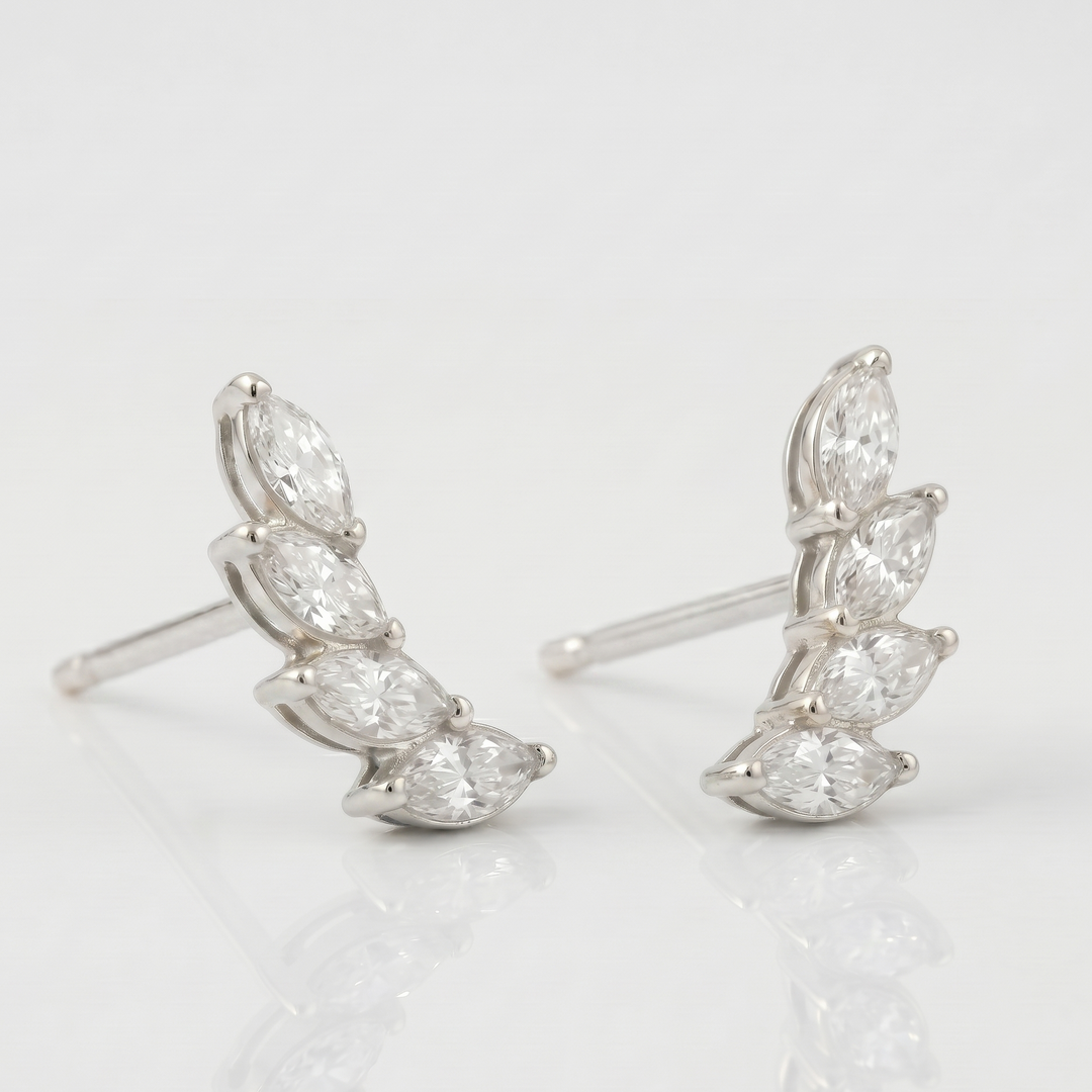 Feather Leaf Studs (MG279)