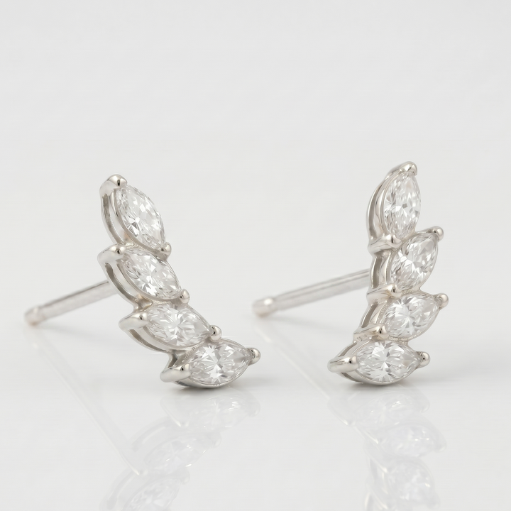 Feather Leaf Studs (MG279)