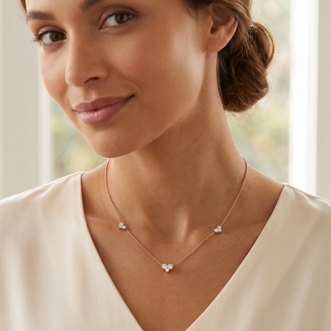 Ruby Bloom Necklace