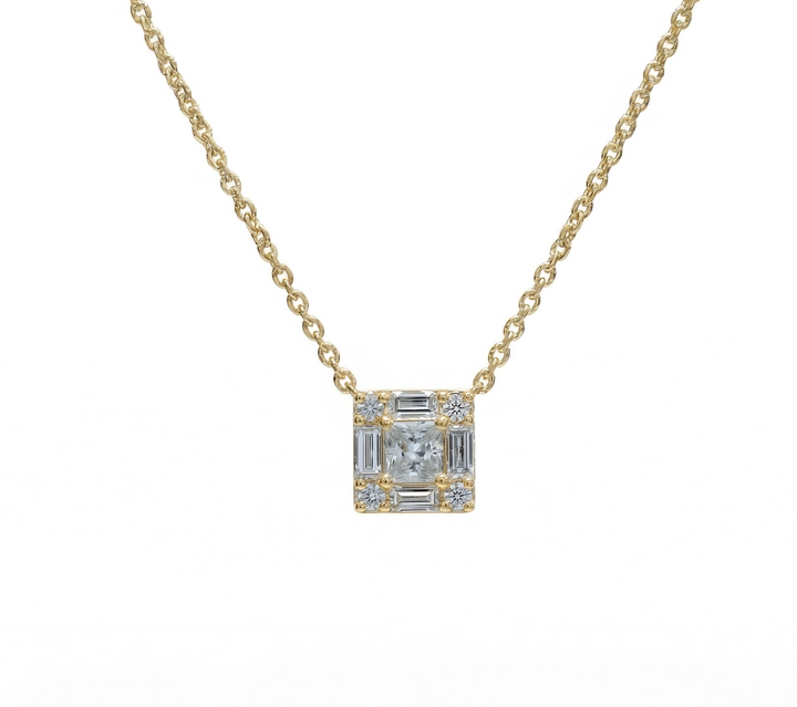 Frame Diamond Necklace (MG177)