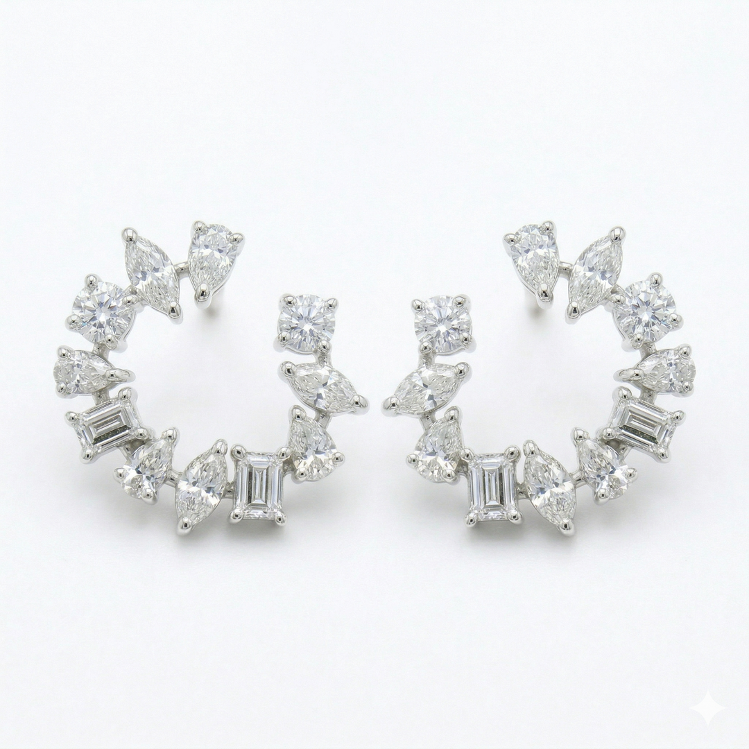 Moonlight Cluster Earrings (MG200)