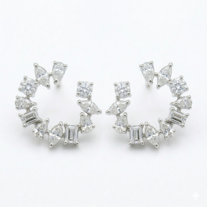 Moonlight Cluster Earrings (MG200)