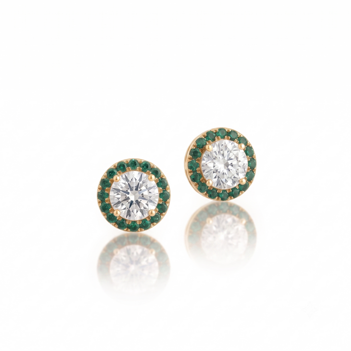 Round Cut Earrings – Radiant Muse