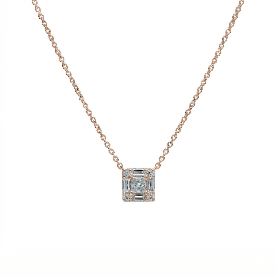 Frame Diamond Necklace (MG177)