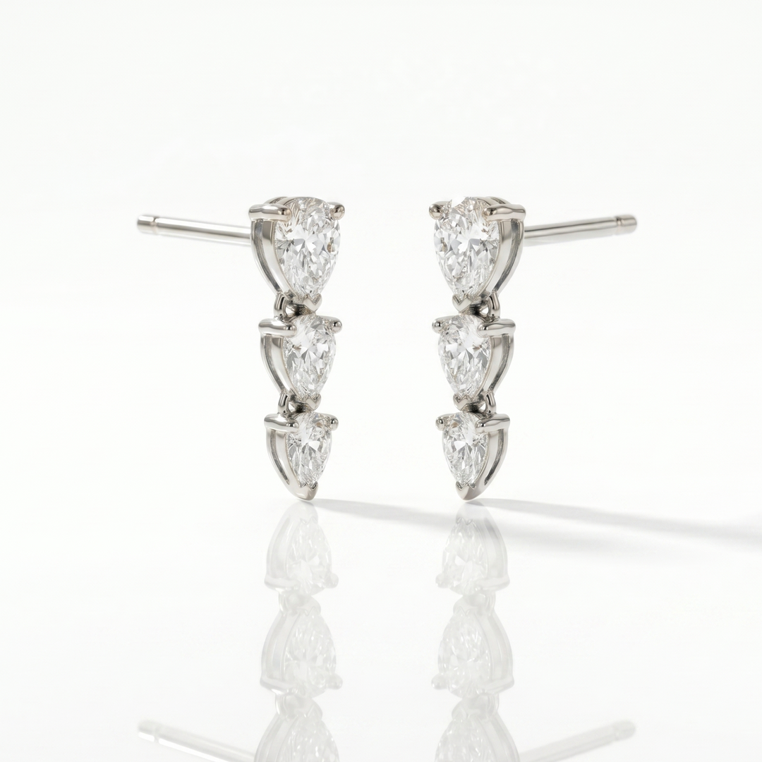 Cascade Pear Studs (MG276)