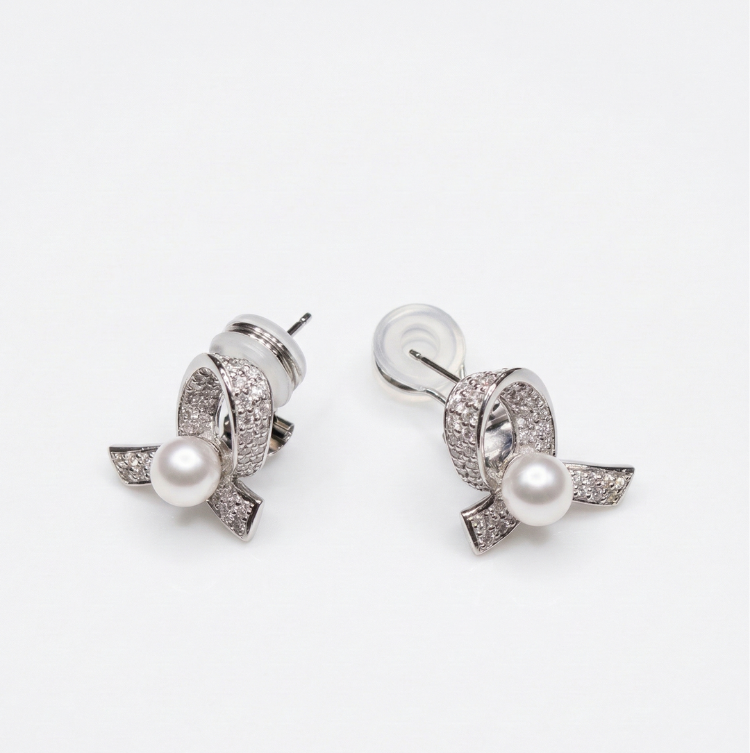 Ribbon Earrings and Ring (MG2002)