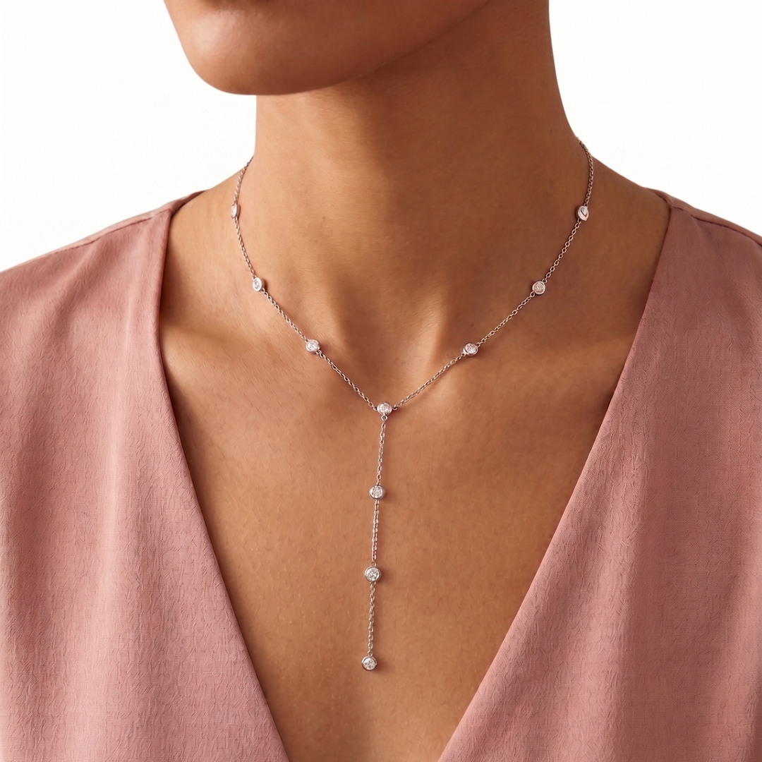 Celeste Diamond Y Necklace (MG364)