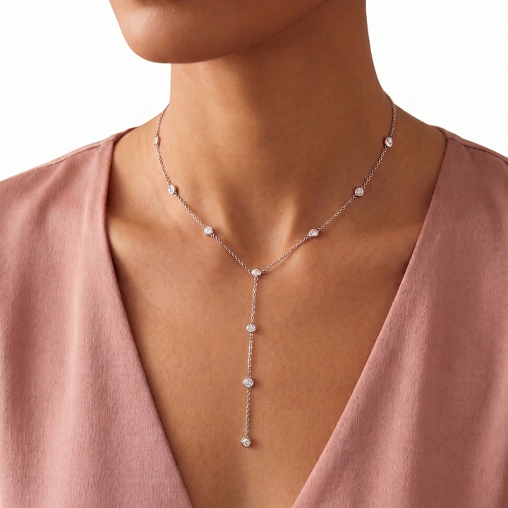 Celeste Diamond Y Necklace (MG364)