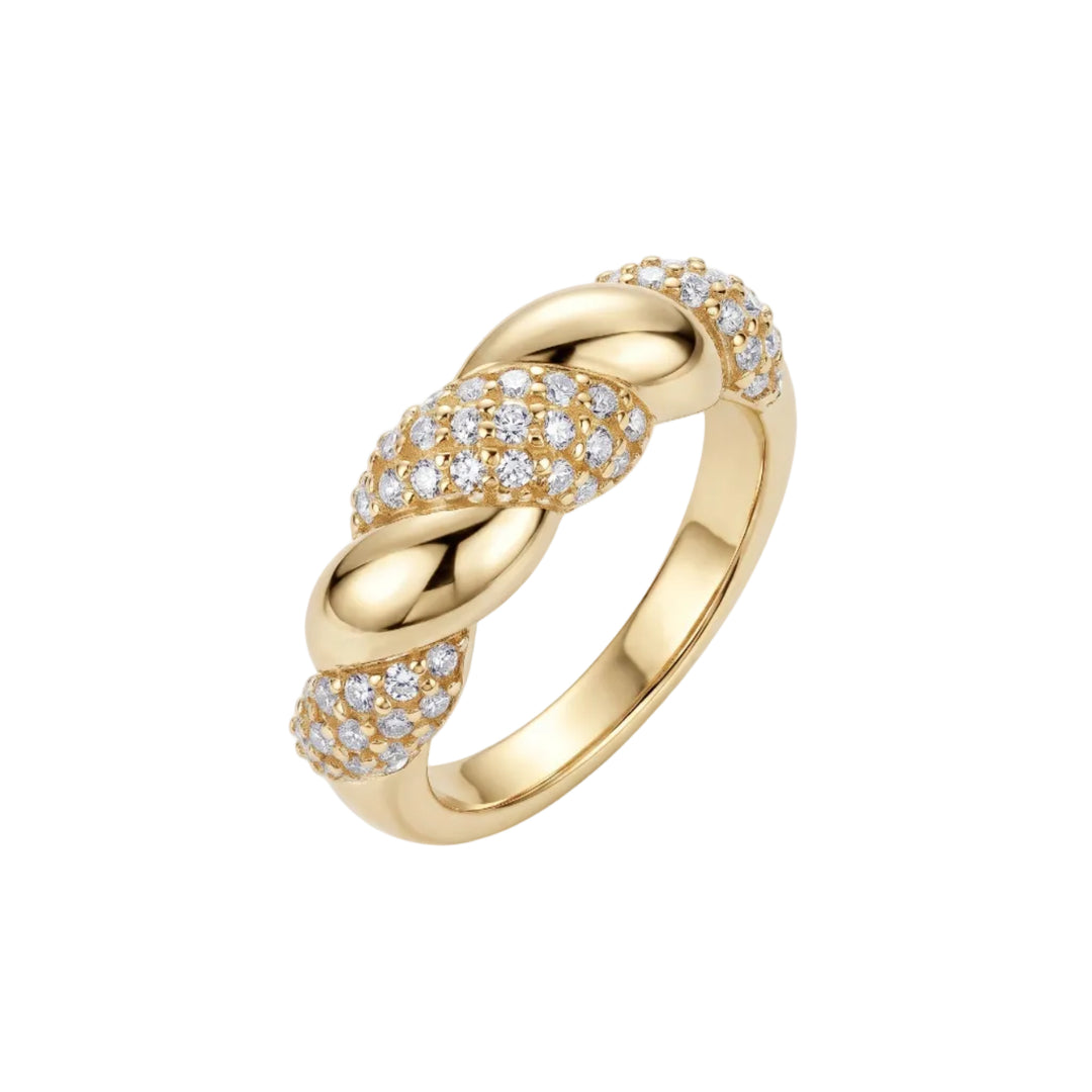 Twist Pave Ring (MG459)
