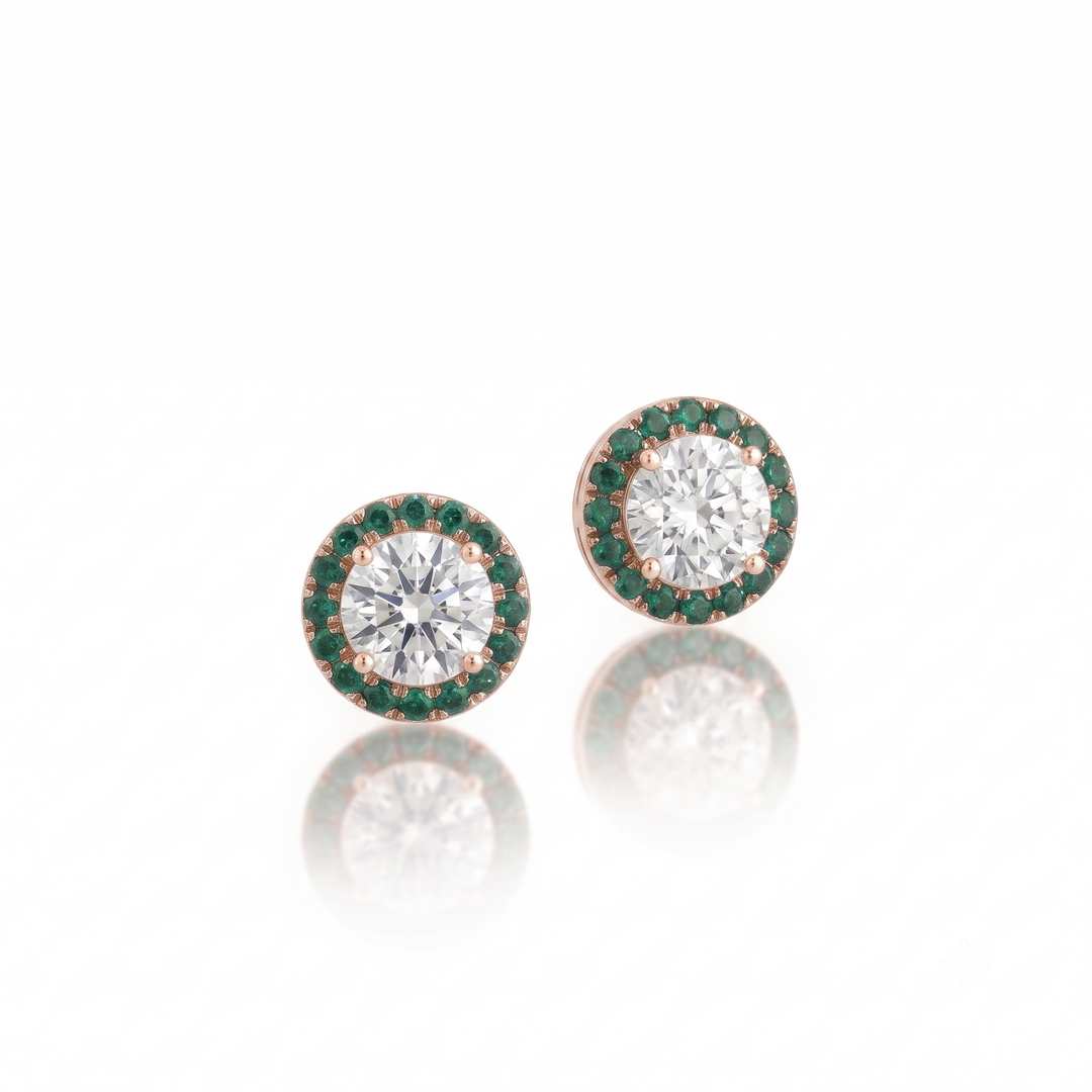 Round Cut Earrings – Radiant Muse