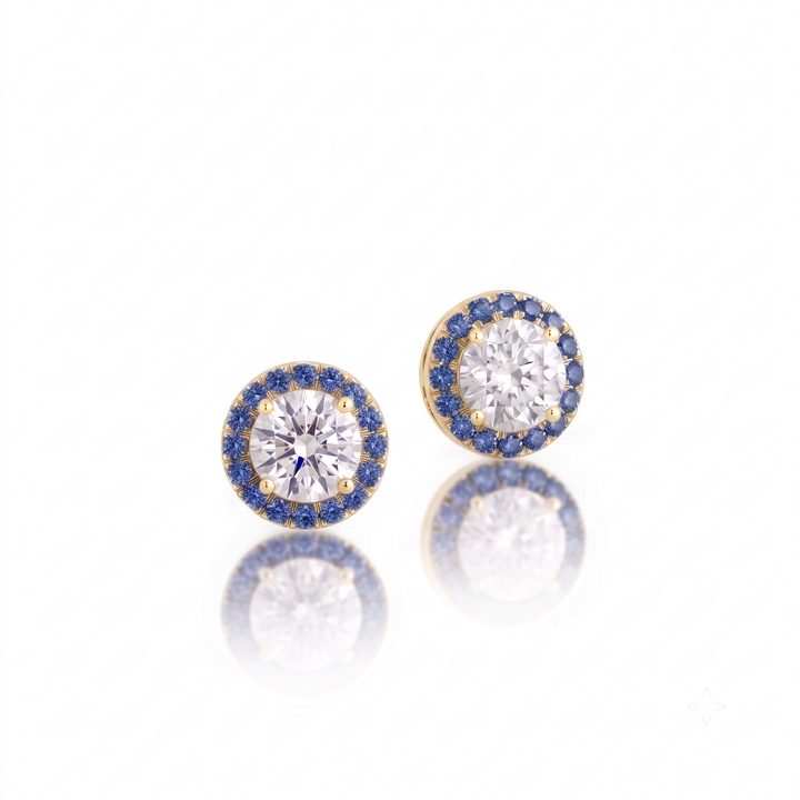Round Cut Earrings – Radiant Muse