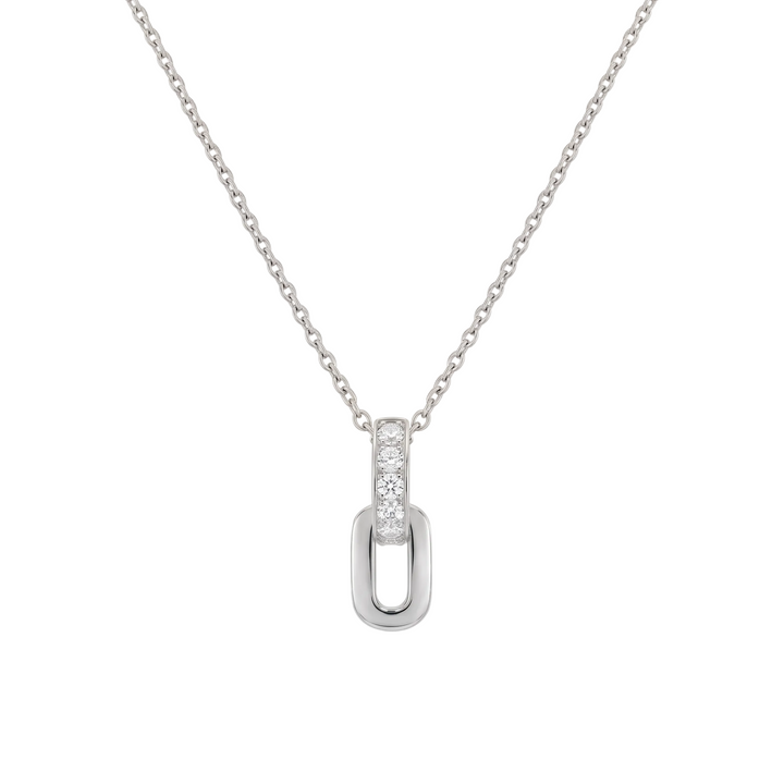 Tilted Monarch Frame Necklace