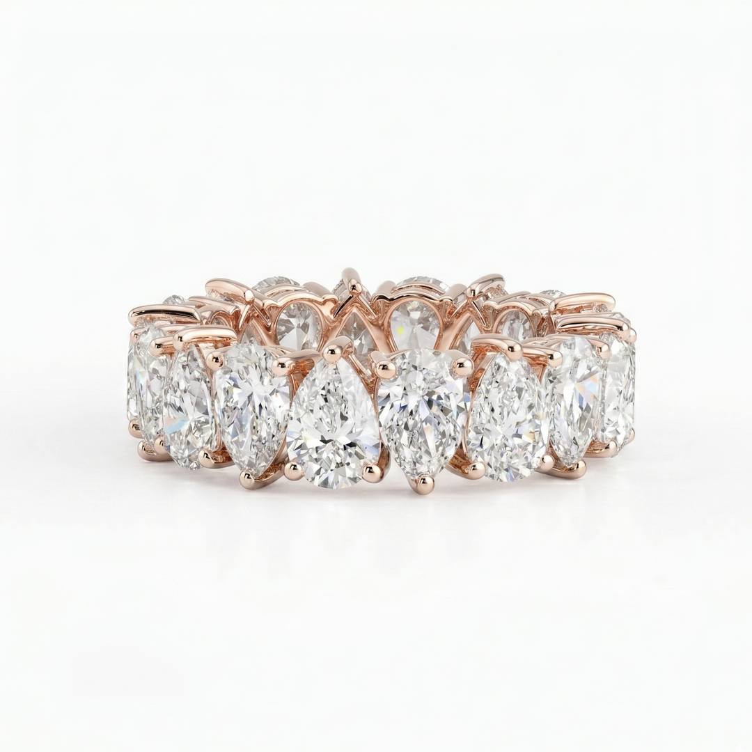 Signature Pear Eternity Ring (MG248)