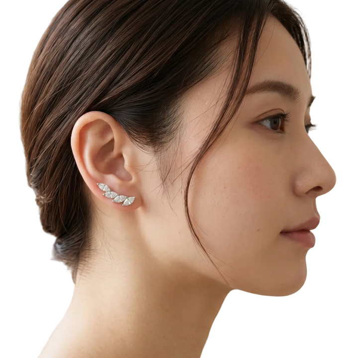 Feather Leaf Studs (MG279)