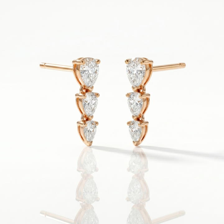 Cascade Pear Studs (MG276)