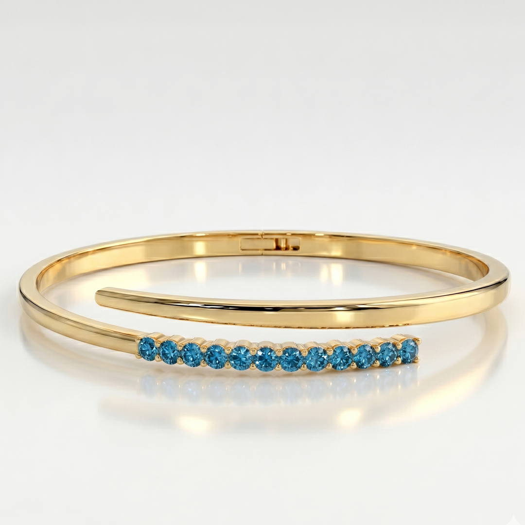 Blue Liora : Liora Bangle Collection (MG237)