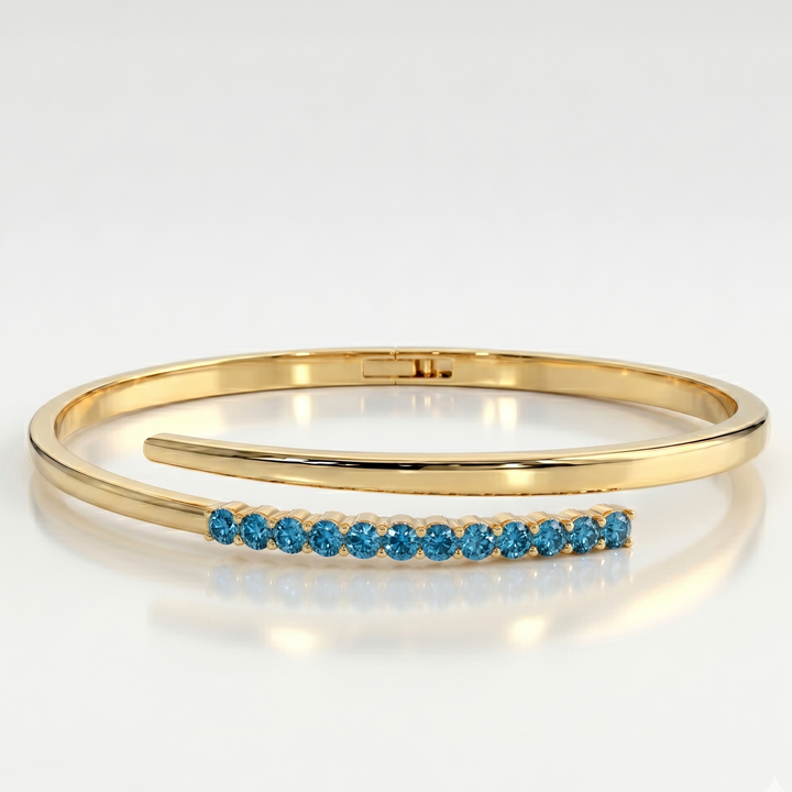 Blue Liora : Liora Bangle Collection (MG237)