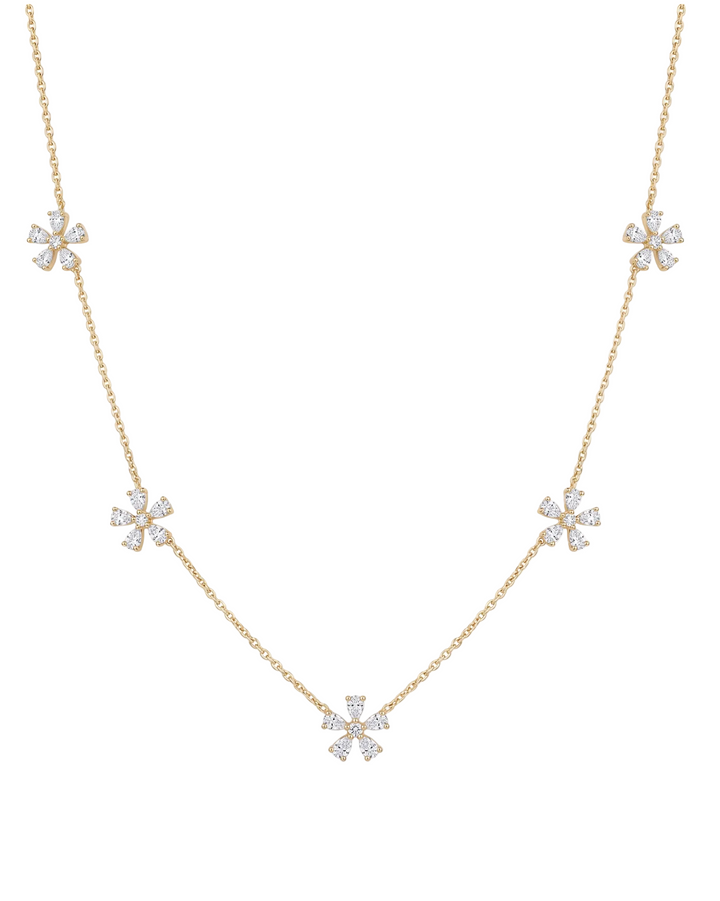 Ruby Bloom Necklace