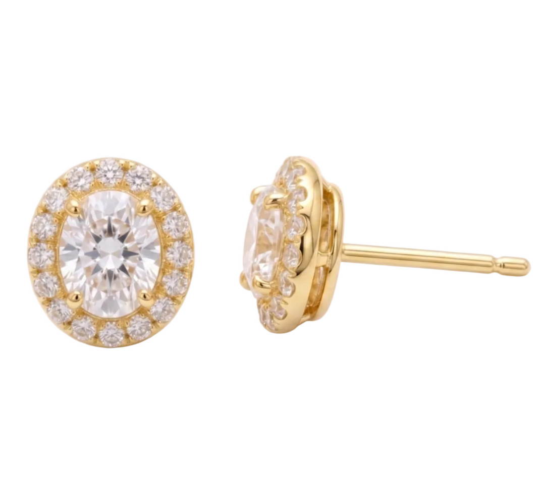 Round Cut Earrings – Radiant Muse